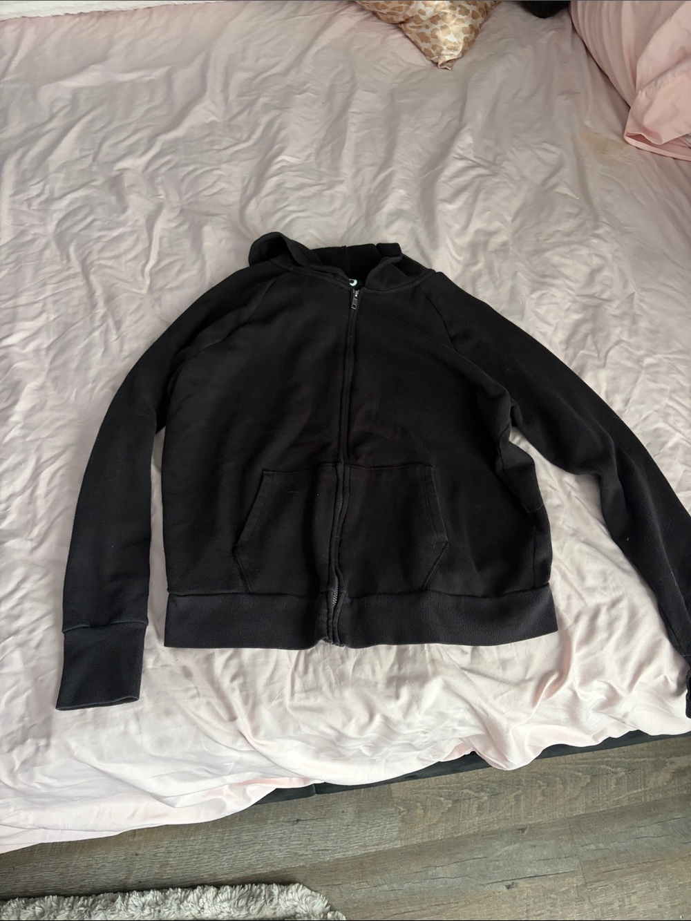SO Black Full-Zip Hoodie Jacket